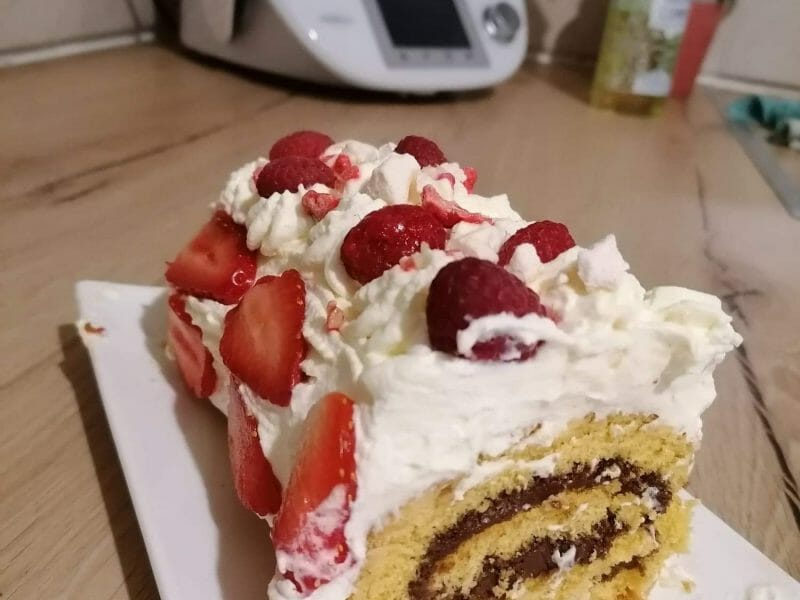 Roulé au nutella Thermomix par Mamanetc07