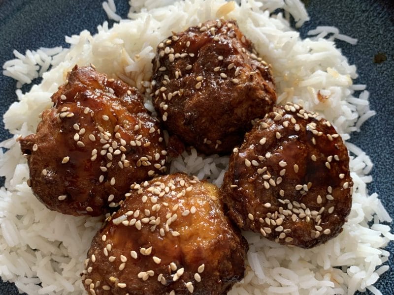 Cliquez pour zoomer ! Boulettes de poulet Yakitori – Tsukune Thermomix par May0402