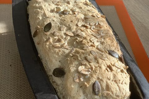 Cliquez pour zoomer ! Pain aux flocons d’avoine et au miel Thermomix par sevbl