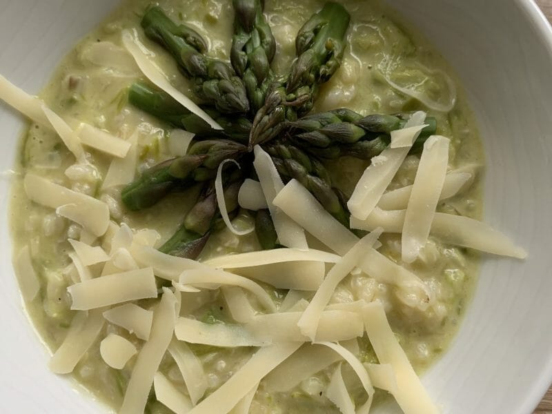 Cliquez pour zoomer ! Risotto aux asperges vertes Thermomix par sevbl