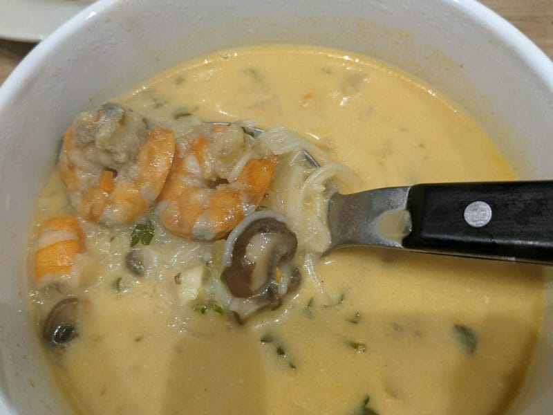 Cliquez pour zoomer ! Soupe thaï crevettes et lait de coco Thermomix par makarim