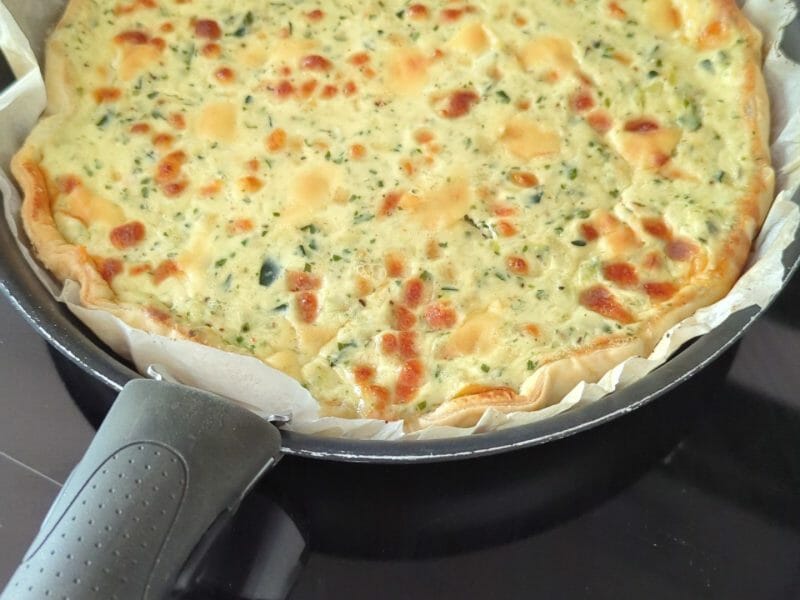Cliquez pour zoomer ! Quiche saumon et courgettes Thermomix par makarim
