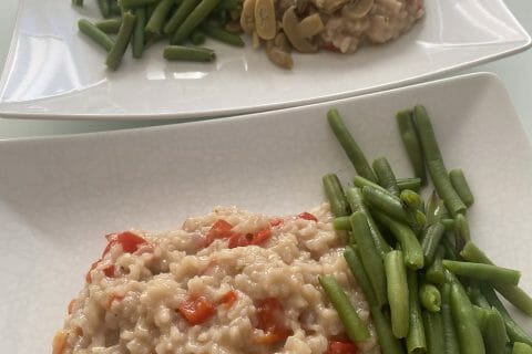 Cliquez pour zoomer ! Risotto champignons et courgettes Thermomix par thermomix-bulle