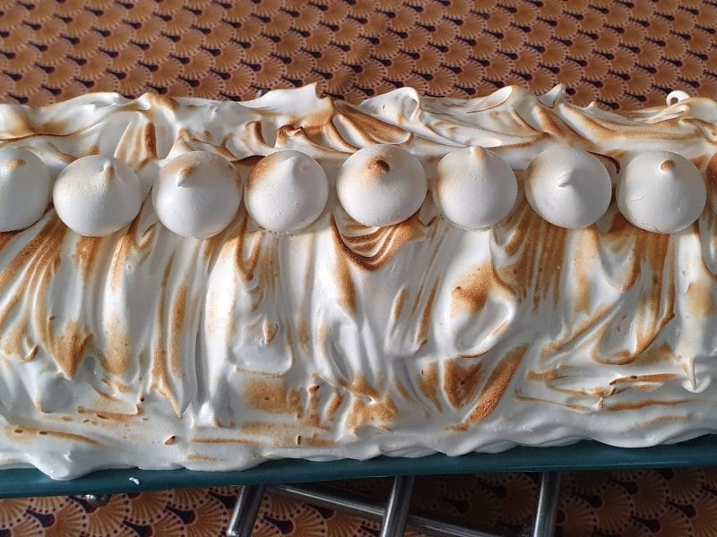 Cliquez pour zoomer ! Bûche au citron meringuée Thermomix par cchristel13