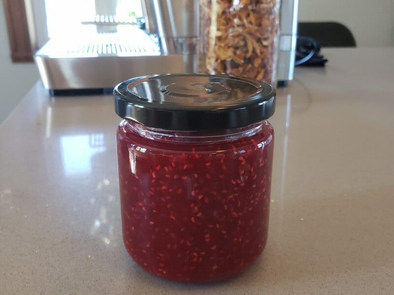 Cliquez pour zoomer ! Confiture de framboises Thermomix par MarieMi du Québec