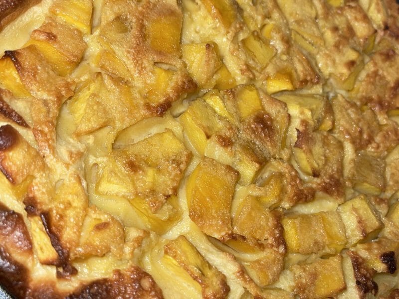 Cliquez pour zoomer ! Clafoutis à la mangue Thermomix par axellelala