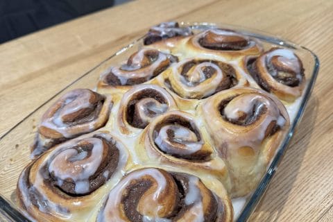 Cliquez pour zoomer ! Brioche étoilée au Nutella Thermomix par Wendy