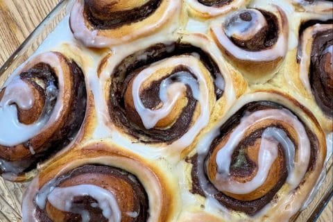 Cliquez pour zoomer ! Brioche étoilée au Nutella Thermomix par Wendy