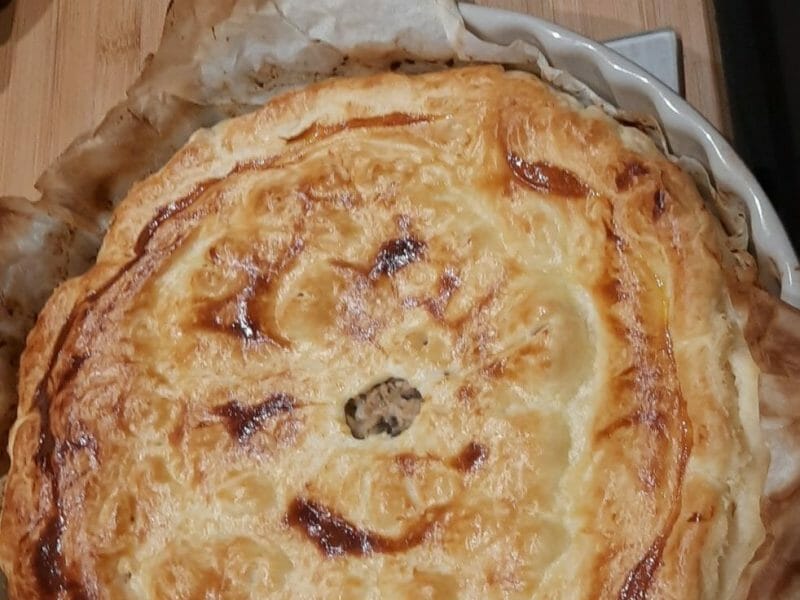Cliquez pour zoomer ! Tourte au poulet et aux champignons Thermomix par sindie_1