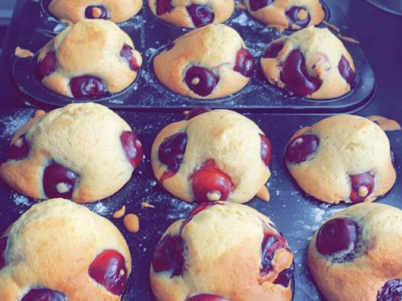 Cliquez pour zoomer ! Muffins aux cerises Thermomix par mana_2