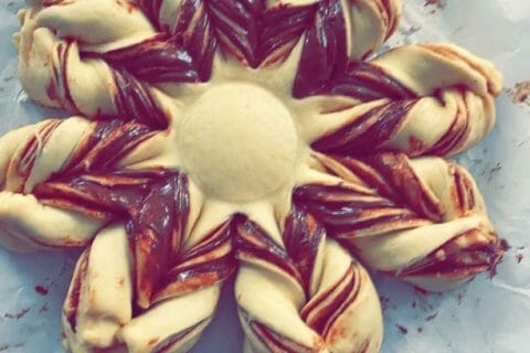 Cliquez pour zoomer ! Brioche étoilée au Nutella Thermomix par mana_2