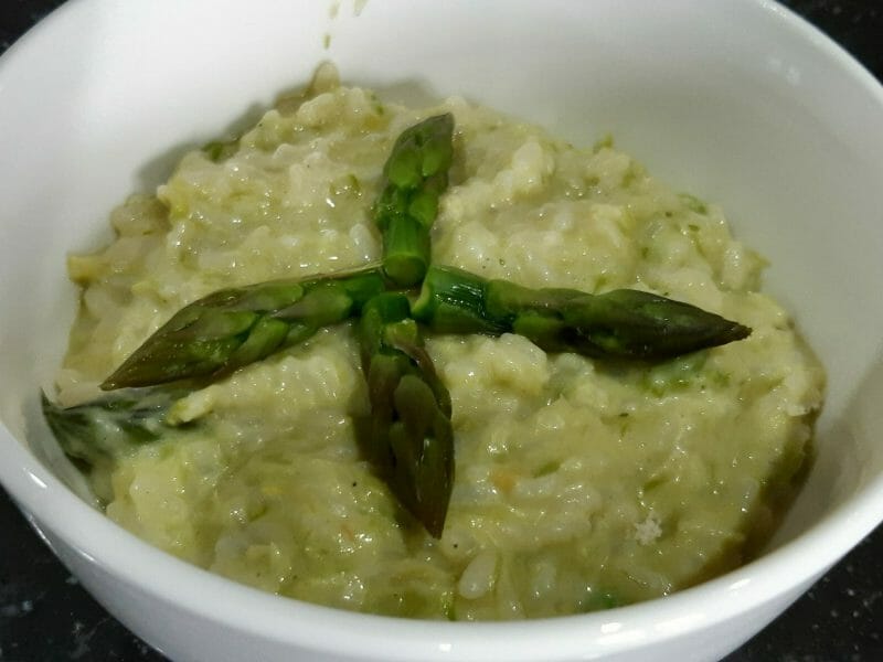 Cliquez pour zoomer ! Risotto aux asperges vertes Thermomix par papy2018
