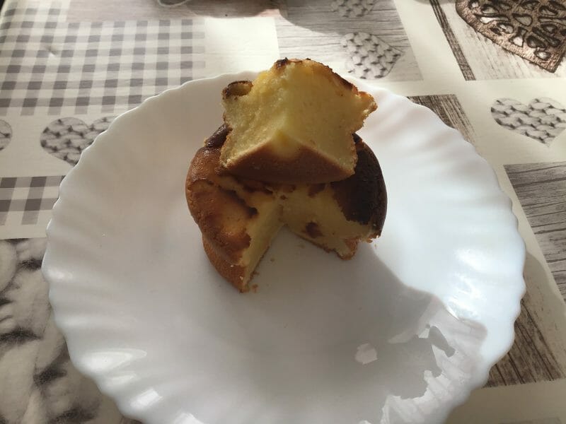 Cliquez pour zoomer ! Fondants au citron, coeur de lemon curd Thermomix par boune68