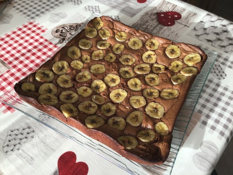 Cliquez pour zoomer ! Brownie fondant choco-banane Thermomix par boune68