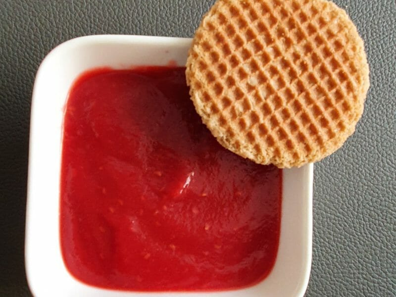 Cliquez pour zoomer ! Compote pomme framboise Thermomix par imane94