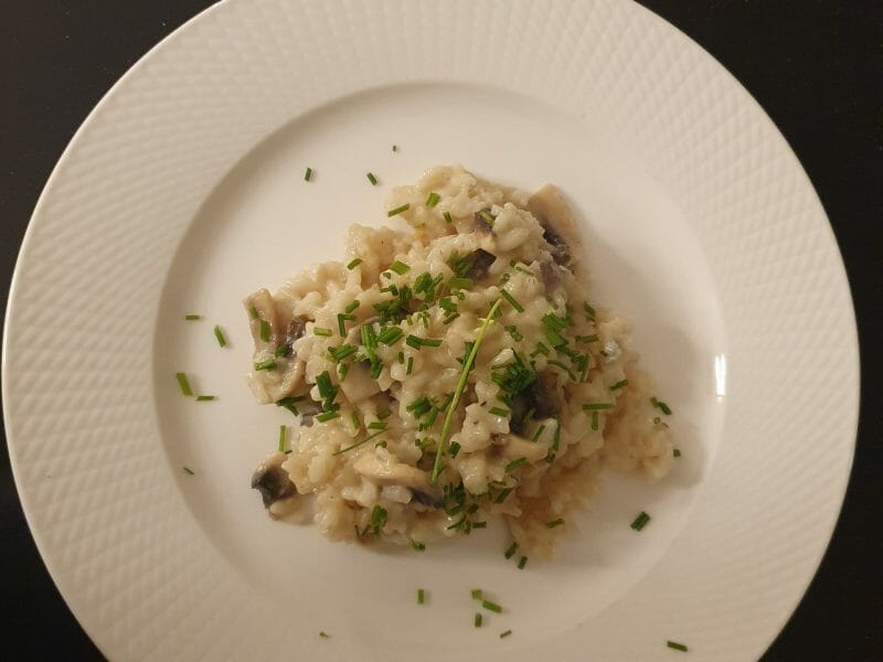 Cliquez pour zoomer ! Risotto au gorgonzola et champignons Thermomix par imane94