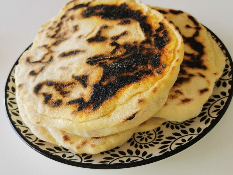 Cliquez pour zoomer ! Naans au fromage Thermomix par chach0u91