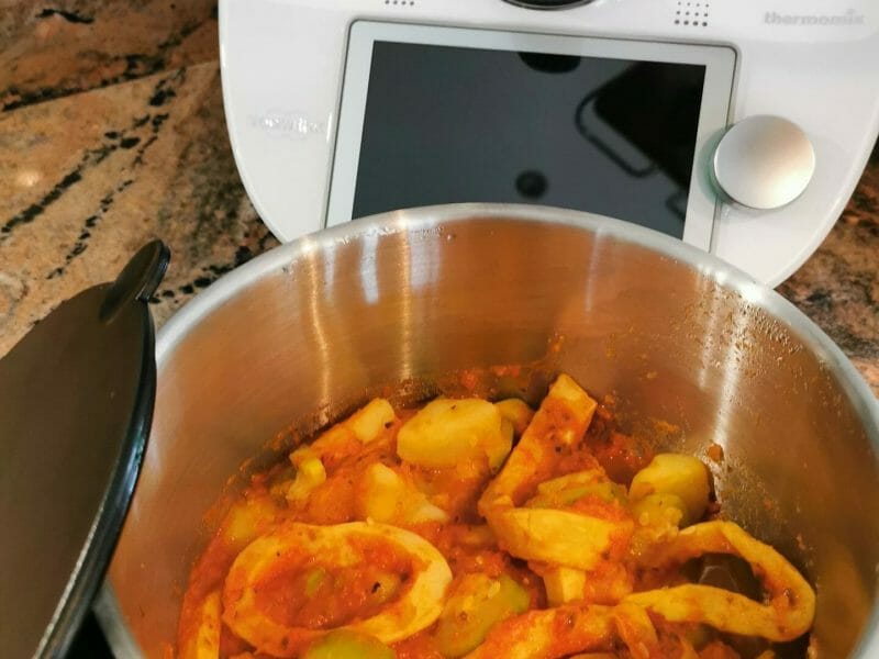 Cliquez pour zoomer ! Encornets à la provençale Thermomix par malicette