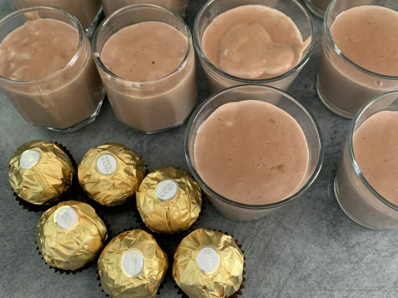 Cliquez pour zoomer ! Crème dessert au Ferrero Rocher Thermomix par Audrey 30