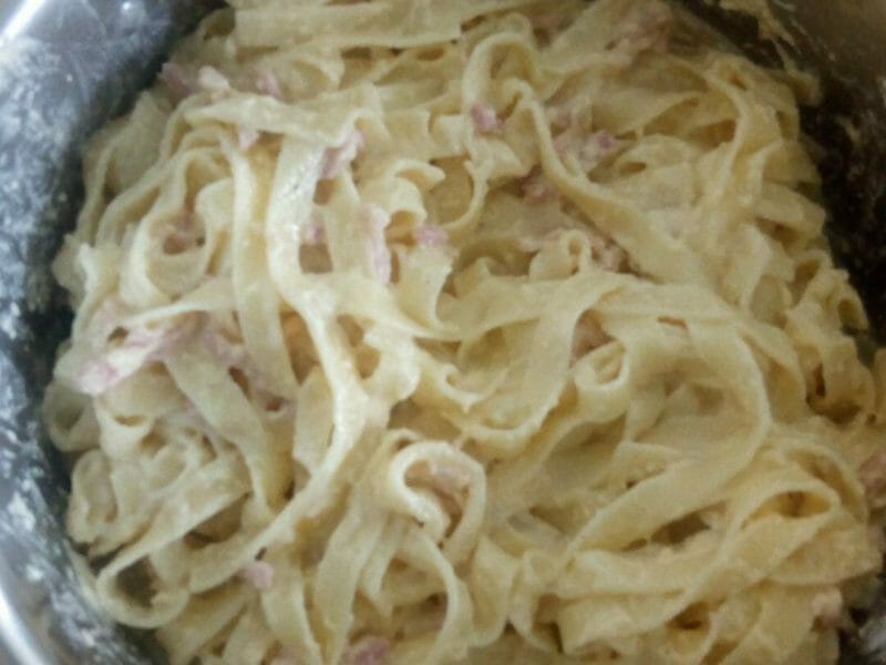 Cliquez pour zoomer ! Pâtes carbonara Thermomix par selena_3