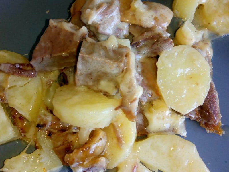 Cliquez pour zoomer ! Gratin dauphinois au confit de canard Thermomix par selena_3