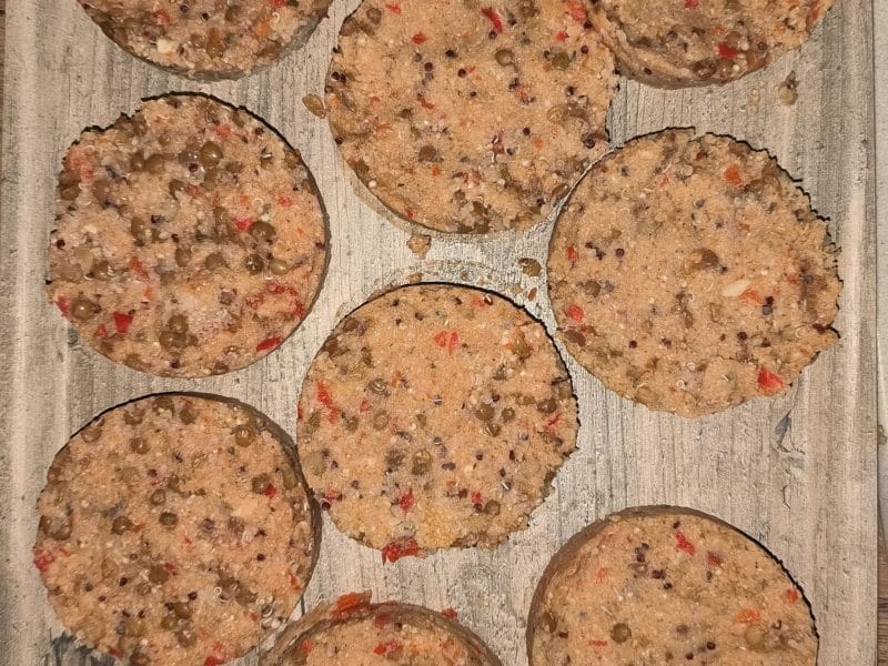 Cliquez pour zoomer ! Galettes de lentilles et quinoa Thermomix par harmony3005