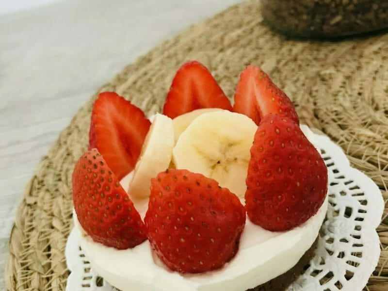 Cliquez pour zoomer ! Tarte aux fraises sans cuisson Thermomix par lau_88