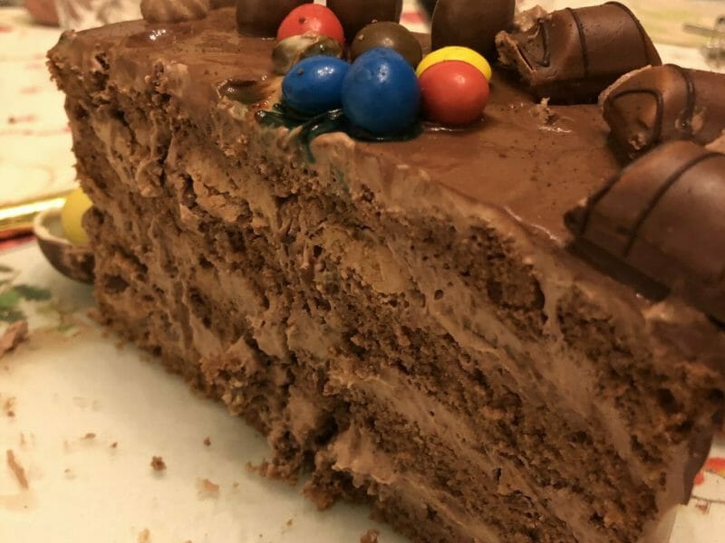 Cliquez pour zoomer ! Layer cake Kinder Bueno Thermomix par sophie_644