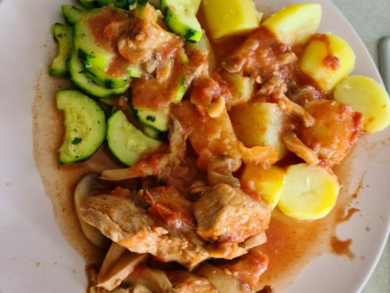 Cliquez pour zoomer ! Veau Marengo Thermomix par joelle_57