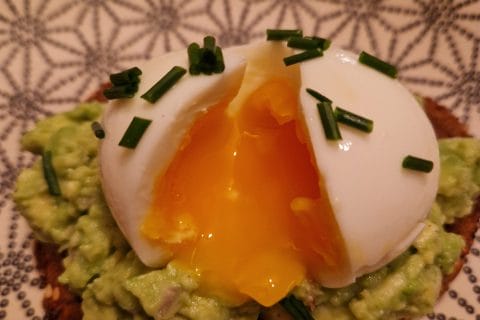Cliquez pour zoomer ! Tartine avocat et oeuf mollet Thermomix par armelite