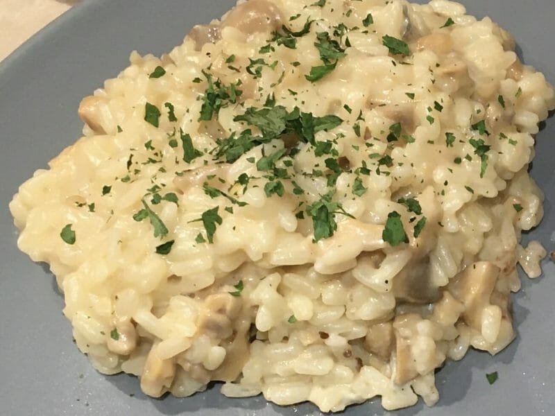 Cliquez pour zoomer ! Risotto au gorgonzola et champignons Thermomix par Juliejenny