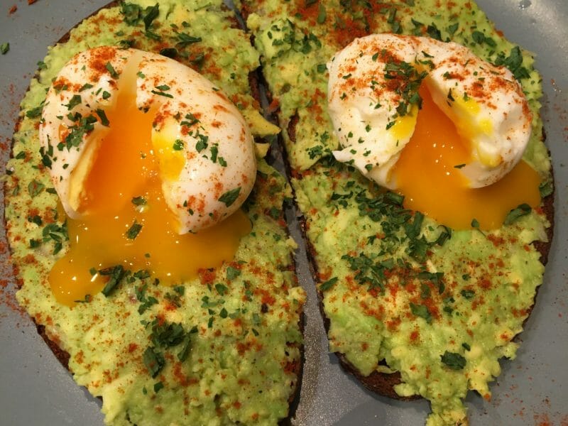 Cliquez pour zoomer ! Tartine avocat et oeuf mollet Thermomix par Juliejenny