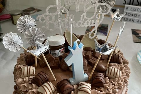 Cliquez pour zoomer ! Layer cake Kinder Bueno Thermomix par Sophiie