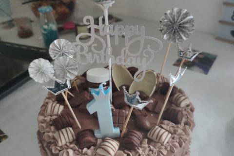 Cliquez pour zoomer ! Layer cake Kinder Bueno Thermomix par Sophiie