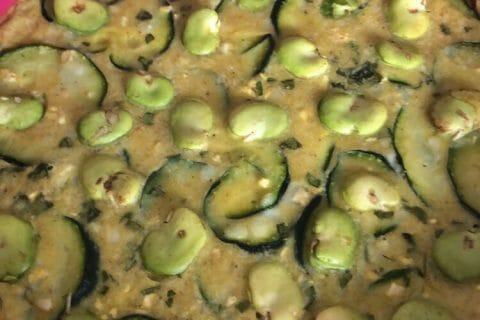 Cliquez pour zoomer ! Clafoutis courgettes et feta Thermomix par Sophiie