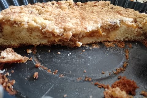 Cliquez pour zoomer ! Crumb cake aux prunes Thermomix par Romy