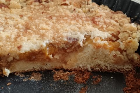 Cliquez pour zoomer ! Crumb cake aux prunes Thermomix par Romy