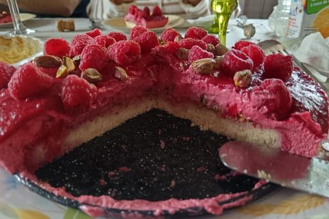 Cliquez pour zoomer ! Bavarois aux framboises Thermomix par Romy