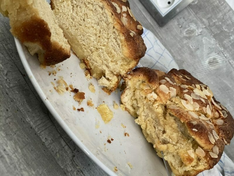 Cliquez pour zoomer ! Brioche à la crème d’amande Thermomix par boulou61