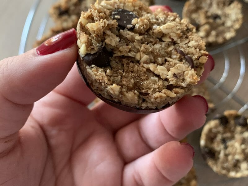 Cliquez pour zoomer ! Barres de céréales à l’avoine, noisettes, banane et chocolat Thermomix par prisca_s