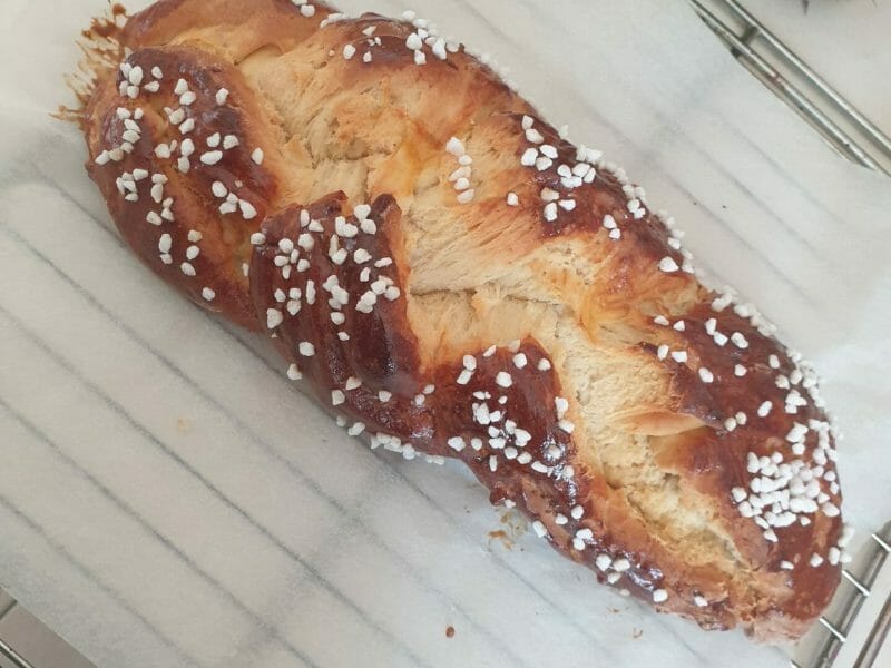 Cliquez pour zoomer ! Brioche tressée à la mie filante Thermomix par caro1804