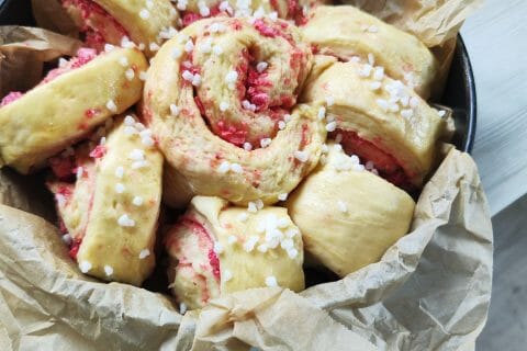 Cliquez pour zoomer ! Brioche aux pralines roses Thermomix par AlexParies