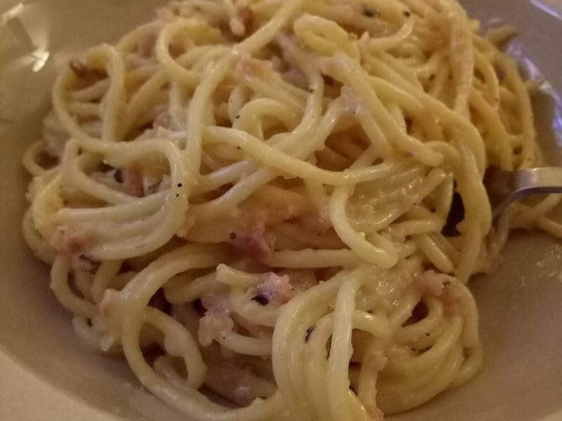 Cliquez pour zoomer ! Pâtes carbonara Thermomix par Damzis