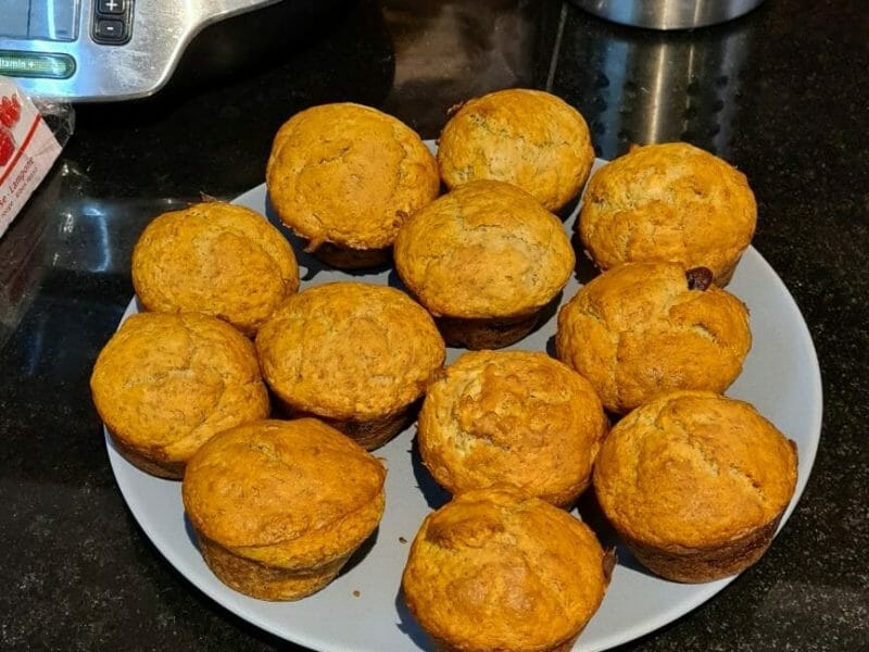 Cliquez pour zoomer ! Muffins à la banane Thermomix par flo_92