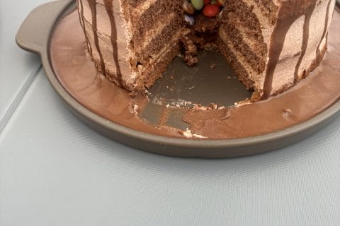 Cliquez pour zoomer ! Layer cake Kinder Bueno Thermomix par Cocuistoulie