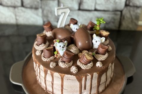 Cliquez pour zoomer ! Layer cake Kinder Bueno Thermomix par Cocuistoulie