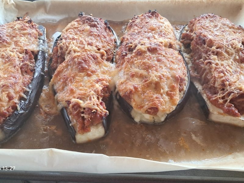Cliquez pour zoomer ! Aubergines farcies à la viande hachée Thermomix par momo3359