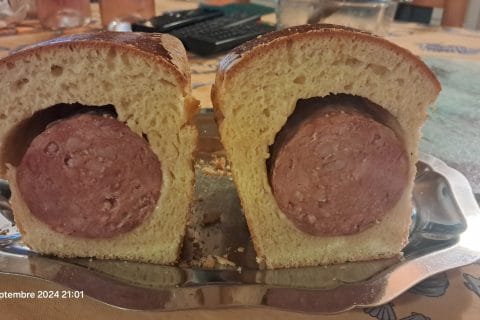 Cliquez pour zoomer ! Saucisson brioché Thermomix par momo3359