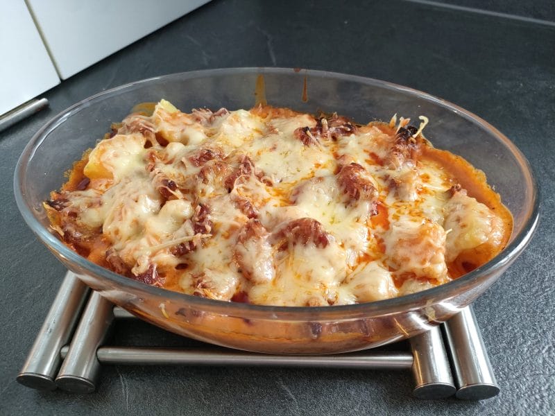 Cliquez pour zoomer ! Gratin de chou-fleur au chorizo Thermomix par karinemayte
