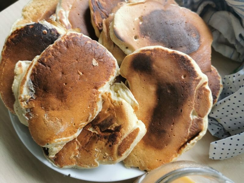 Cliquez pour zoomer ! Pancakes à la banane Thermomix par maria